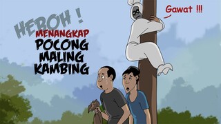 Menangkap Pocong Maling Kambing - Kartun Hantu Lucu