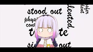 Kanna x Sakiawa||AMV||miss Kobayashi is Dragon maid||HeartBreak anniversary