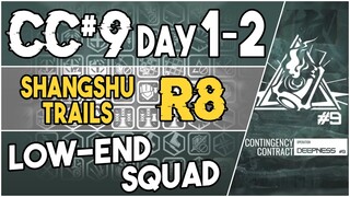 CC#9 Daily Stage 1/2 - Shangshu Trails Risk 8 | Low End Squad |【Arknights】