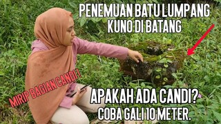Mirip Bagian Candi - Penemuan Batu Lumpang || masih Ada candi? Coba gali 10 Meter.