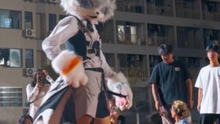 It's also a conspicuous bag in school.