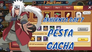 DAY 7 PESTA GACHA DAN UP JIRAYA SAMBIL COLEK @HarisB00 - ULTIMATE LEGEND NINJA SIXPATHS