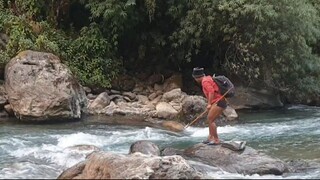 net fishing in Nepal | pasa fishing | asala fishing | himalayan trout fishing |