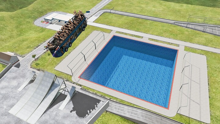Car diving competition – Judges, please score!