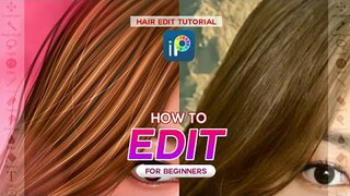 How to Edit | Hair Edit Tutorial FOR BEGINNERS | ibisPaintX (Tutorial 03)