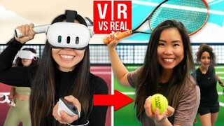 Can VR Teach REAL Tennis?