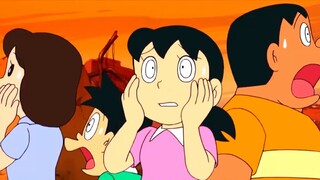 Nobita uses green screen synthesis technology to perform a #Doraemon in front of everyone