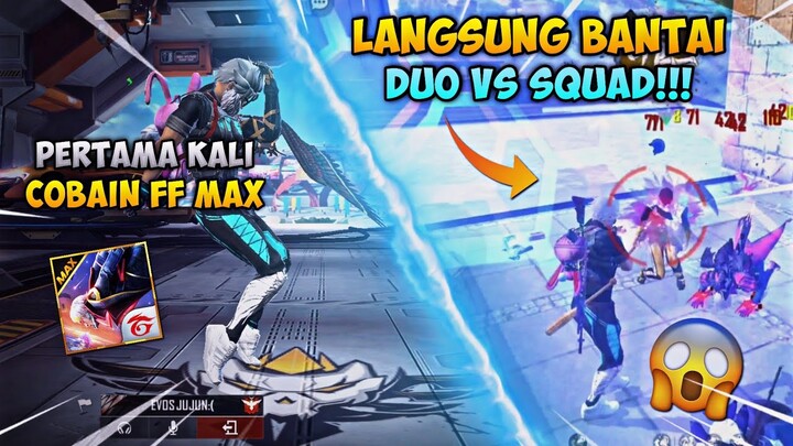COBAIN FF MAX! GILA ENAK BANGET AUTO BANTAI" DUO VS SQUAD!!!