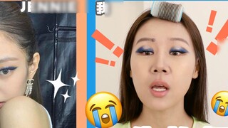 أنا مستعد لإنفاق 100 ألف يوان! اطلبي من مصفف الشعر الخاص بـ BLACKPINK أن يضع لي المكياج
