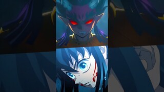 Who Is Stronger |tanjiro 👹👑☀🌊& Kanao 🌸🦋 ⚔️ vs upper moons and hashira
