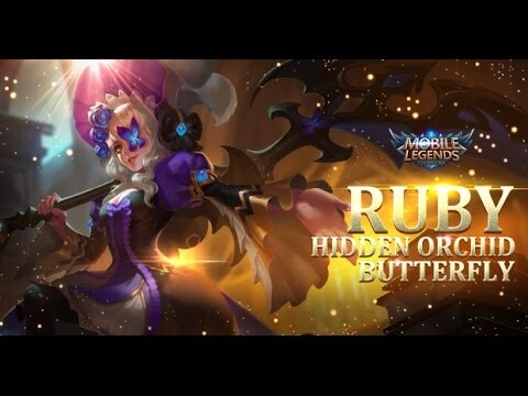 Mobile Legends: Bang bang!  Ruby NEW SKIN Hidden Orchid Butterfly