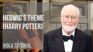 How to play Hedwig's Theme (Harry Potter) by John Williams on Viola (Tutorial)