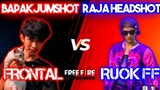 FRONTAL GAMING VS RUOK FF FREE FIRE‼️BAPAK JUMSHOT VS BAPAK CITER - FREE FIRE INDONESIA