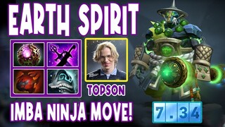 Topson Earth Spirit Midlane Highlights Gameplay | IMBA NINJA MOVE! | Trend Expo TV