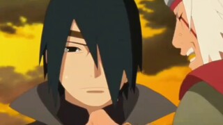 Sasuke melakukan perjalanan ke masa lalu, tetapi identitasnya ditemukan oleh Jiraiya!