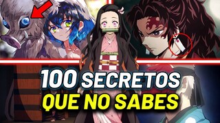 100 SECRETOS DE DEMON SLAYER QUE NO CONOCÍAS I KIMETSU NO YAIBA