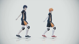 [ Haikyuu!! Dance Shuffle ] - UMBRELLA (+Motion DL)  [ ハイキュー!! MMD ]