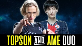 TOPSON giving all the space to AME - No Match DUO