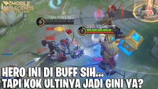 SKILL NYA DI BUFF SEMUA SAMA MOONTON TAPI KOK ULTINYA JADI ANEH YA? MOBILE LEGENDS