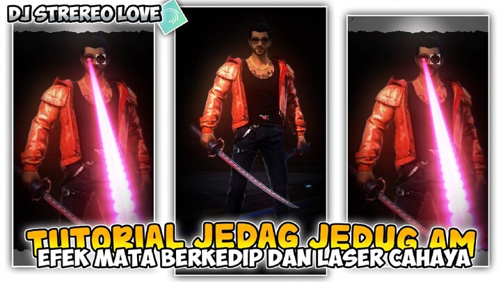 Tutorial Jedag Jedug Efek Mata Berkedip Dan Laser Cahaya Di Alightmotion || DJ Strereo Love