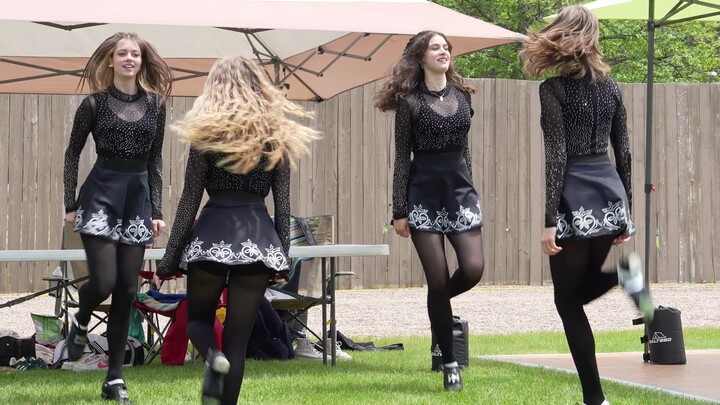 Tap dancers perform at the Cheyenne Celtic Festival