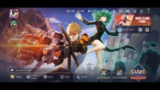 Lobby Screen One Punch Man Collaboration - AOV Indonesia