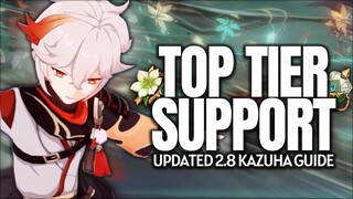 he's TOP TIER! UPDATED Kazuha Guide - Artifacts, Weapons, Teams & Tips | Genshin Impact 2.8