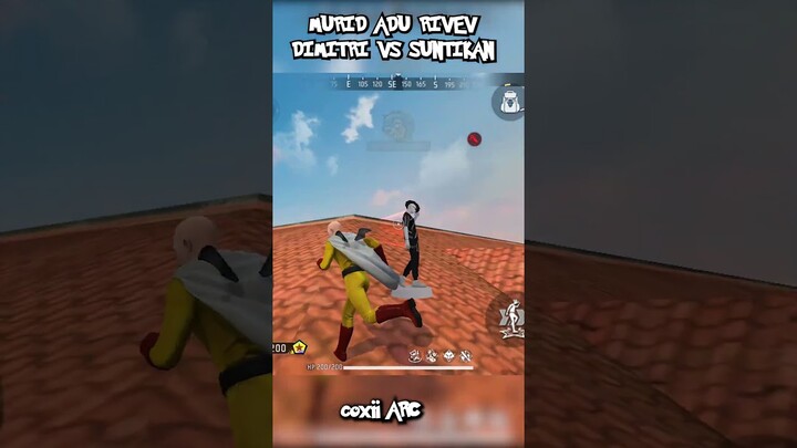 MURID ADU RIVEV DIMITRI VS SUNTIKAN BIKIN GELENG BIJI #freefire #shorts