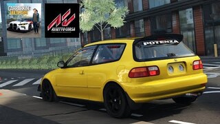 New Honda Civic EG in Car Parking Multiplayer Map in AC