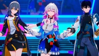 【ฮงไกStar Rail MMD／4K／60FPS】Trailblazer & 7 มีนาคม & Dan Heng【SHAKE IT!】