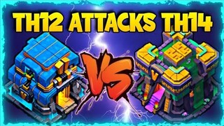 TH12 VS TH14 EASY 2 STAR TH12 STRATEGY | MOST POWERFUL TH12 STRATEGY IN LEGEND | CLASH OF CLANS