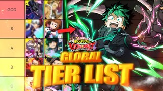 GLOBAL Reroll Guide TIER LIST! BEST UNITS IN THE GAME (My Hero Academia: Ultra Impact)