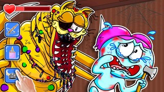 Escape The Backrooms -  Pibby VS Glitch Pandemic Garfield || Poppy Playtime Animation