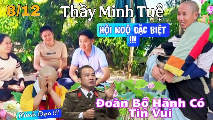 Cuộc Hội Ngộ Đặc Biệt Chưa Từng Có! Thầy Minh Tuệ Và Đoàn Bộ Hành Có Tin Vui Từ TS Báu