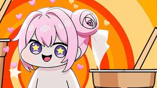 I watched "Adopting Pink Hair" in one breath