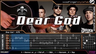 Dear God - Avenged Sevenfold - Cover (Fingerstyle Guitar Cover) + TABS Tutorial