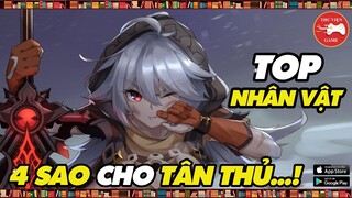 Genshin Impact || TOP NHÂN VẬT 4 SAO NGON NHẤT dành cho TÂN THỦ...! || Thư Viện Game