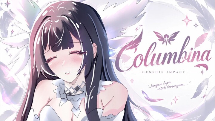 drawing ||COLUMBINA|| dari game genshin impact ✨🌛