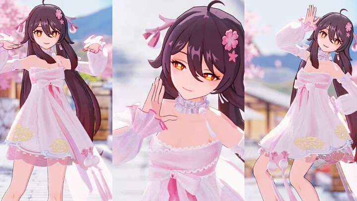 [4K/ เก็น 8 อะตอมแพกต์/MMD] กระโดดเต้นไปกับสีชมพูอ่อนๆ 🍑 Hall Master? 🤤🤤🤤--ยิ้มดอกพีช