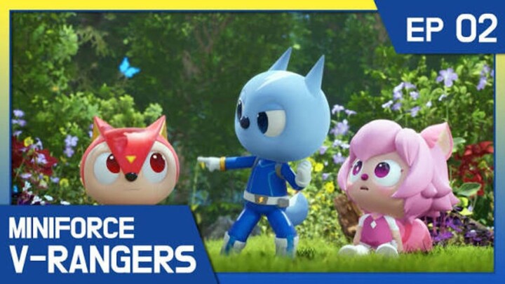 ❇️ [English dub.] MiniForce V-Rangers ❇️ EP02 – Volt Joins the V-Rangers! ❇️