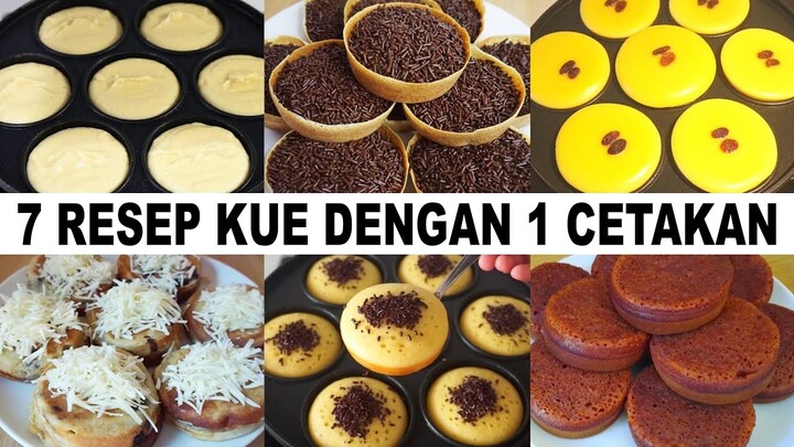 7 RESEP KUE DENGAN 1 CETAKAN ENAK DAN MUDAH!! SEMUA KETAGIHAN
