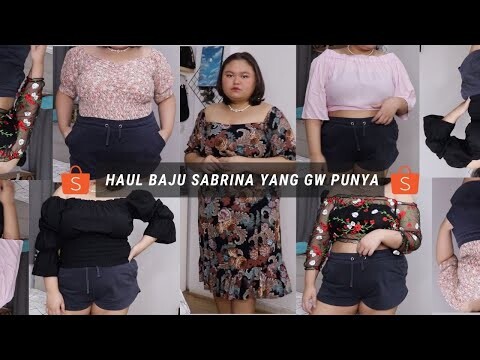 Haul Baju Sabrina Yang Gw Punya || Elizabeth Alice