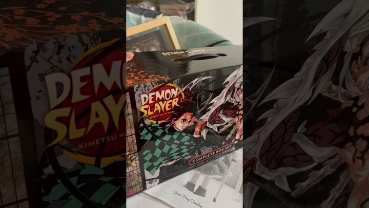 finally bought a demon slayer complete box set #demonslayer #kimetsunoyaiba #PART1