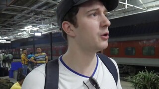 Experience India's first high-speed rail, which is super slow but offers lots of free food!