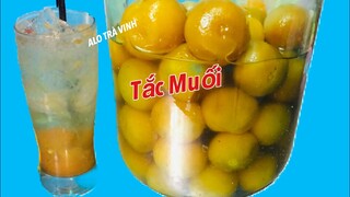 Tắc Muối- Bí quyết Tắc Có màu vàng tự nhiên rất dễ làm- tăng sức đề kháng cho cơ thể/ Kumquat salt.