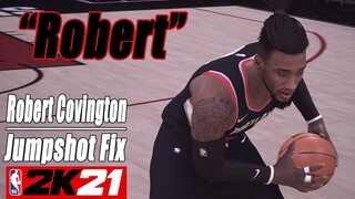 Robert Covington Jumpshot Fix NBA2K21 with Side-by-Side Comparison