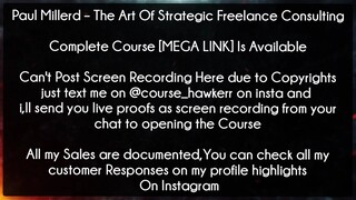 Paul Millerd Course The Art Of Strategic Freelance Consulting Download