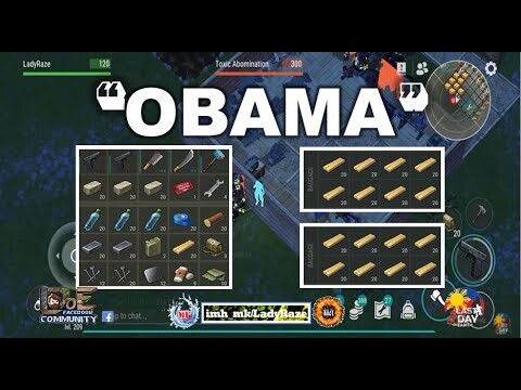 "Obama" base raided using tanning rack to block - Last Day On Earth: Survival