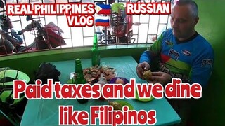Paying taxes for the first time in the Philippines / Grilled chicken for lunch