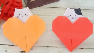 Origami Kucing Sederhana dan Imut, Sangat Cocok untuk Hari Ibu!